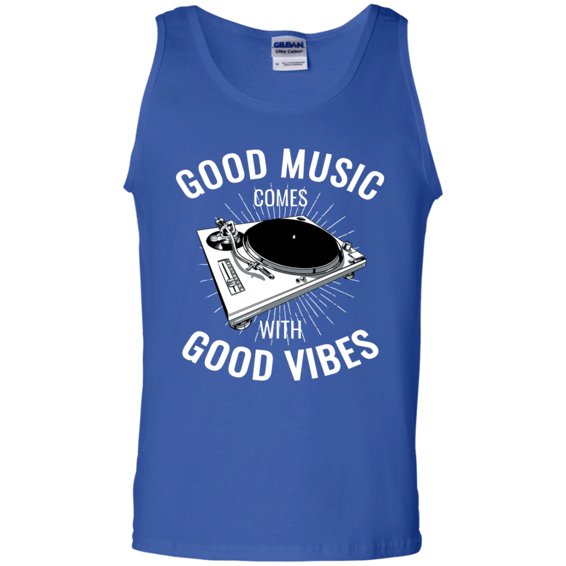 "GOOD VIBES" 100% Cotton Tank Top