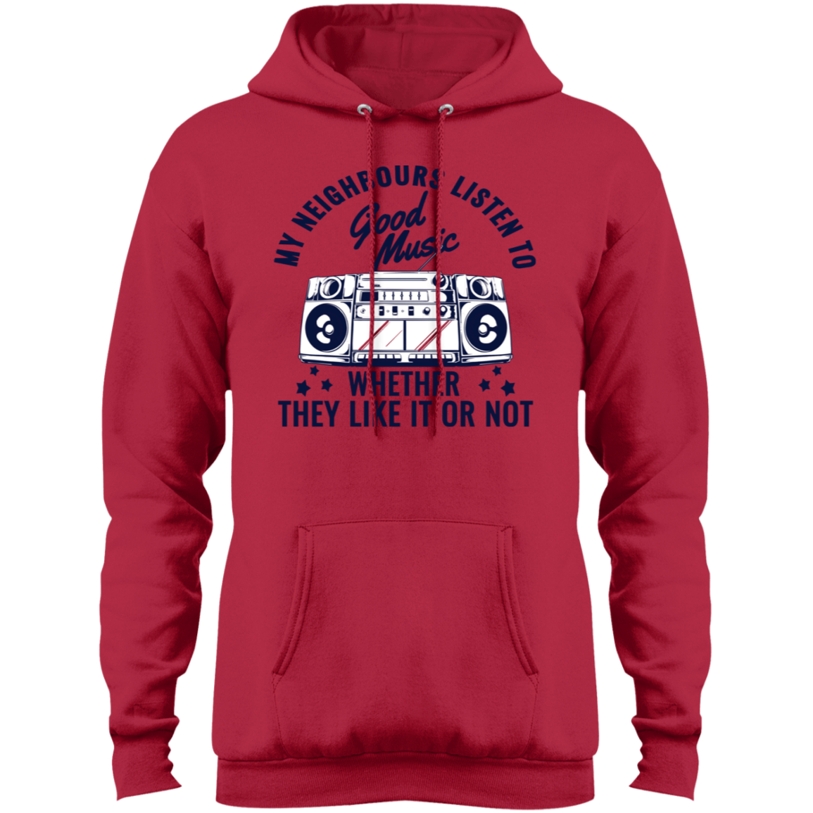 "THEY LIKE IT OR NOT" Core Fleece Pullover Hoodie