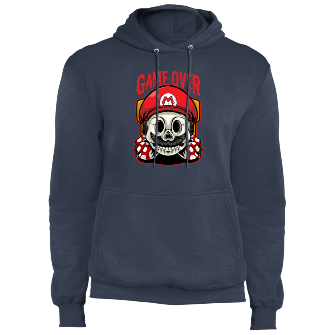 "GAME OVER" Core Fleece Pullover Hoodie