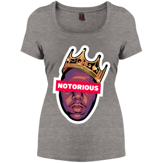 "NOTORIOUS" Women's Perfect Scoop Neck Tee