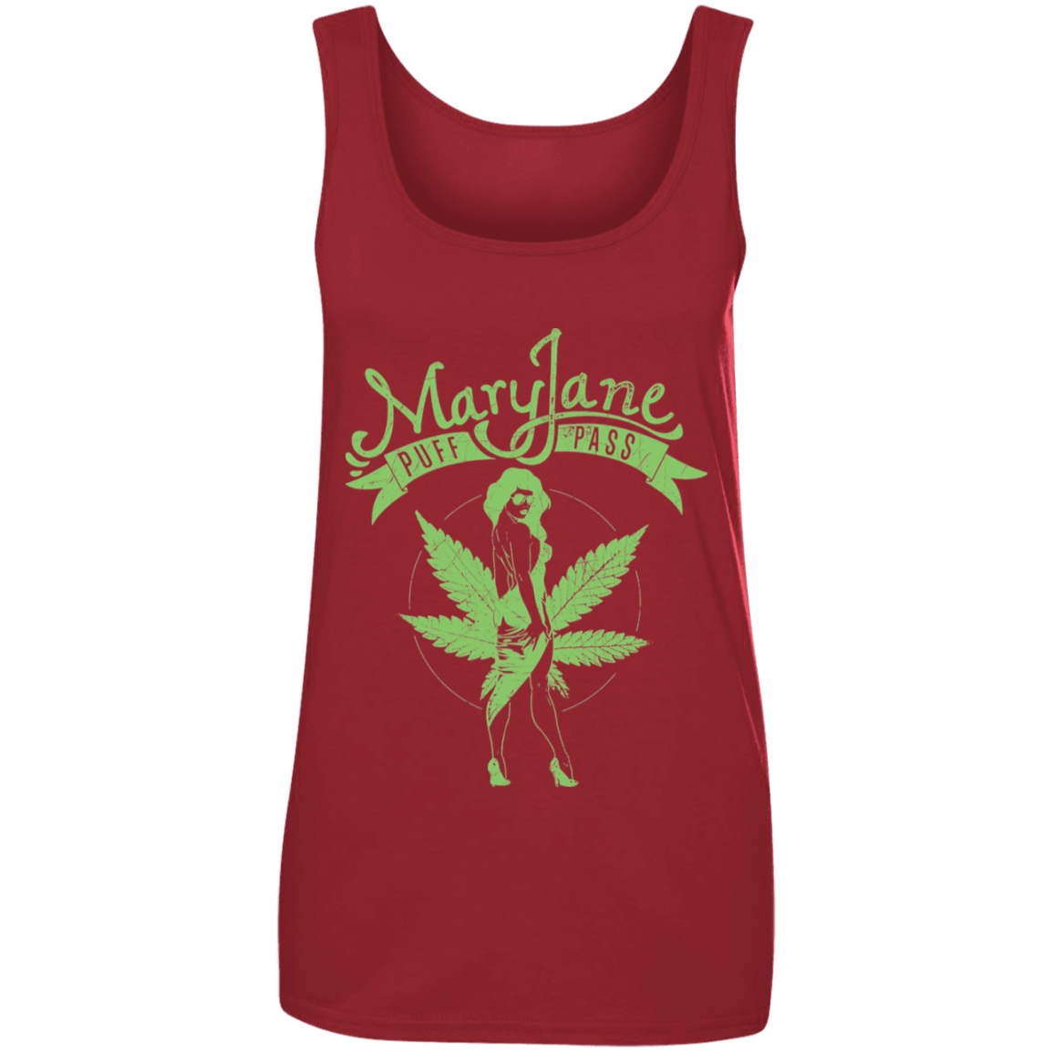 'MARY JANE" Ladies' 100% Ringspun Cotton Tank Top