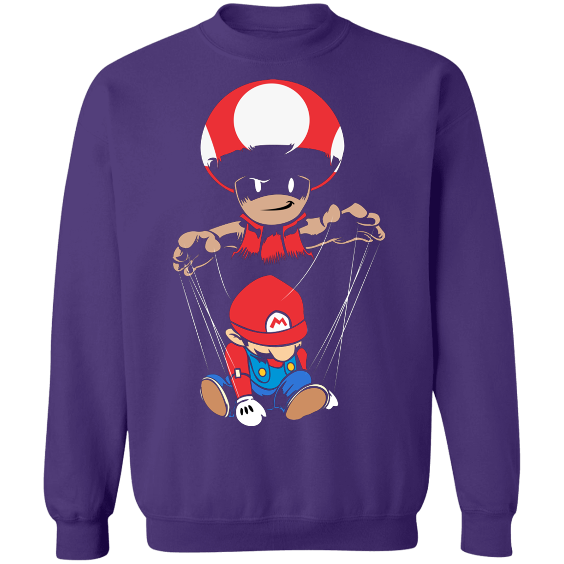 "MARIO DOLL" Crewneck Pullover Sweatshirt  8 oz.