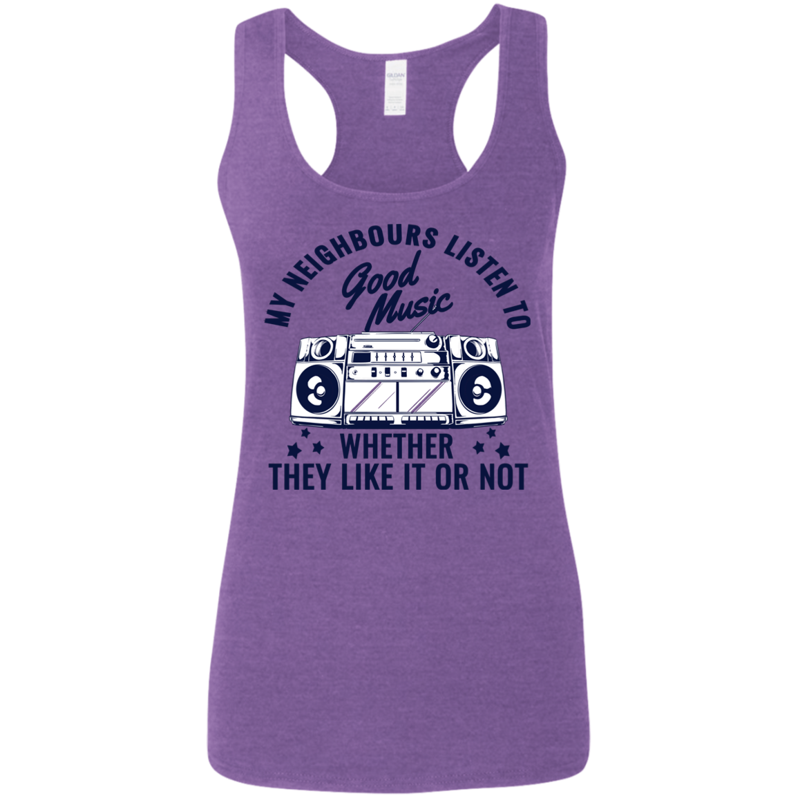 "THEY LIKE IT OR NOT" Ladies' Softstyle Racerback Tank