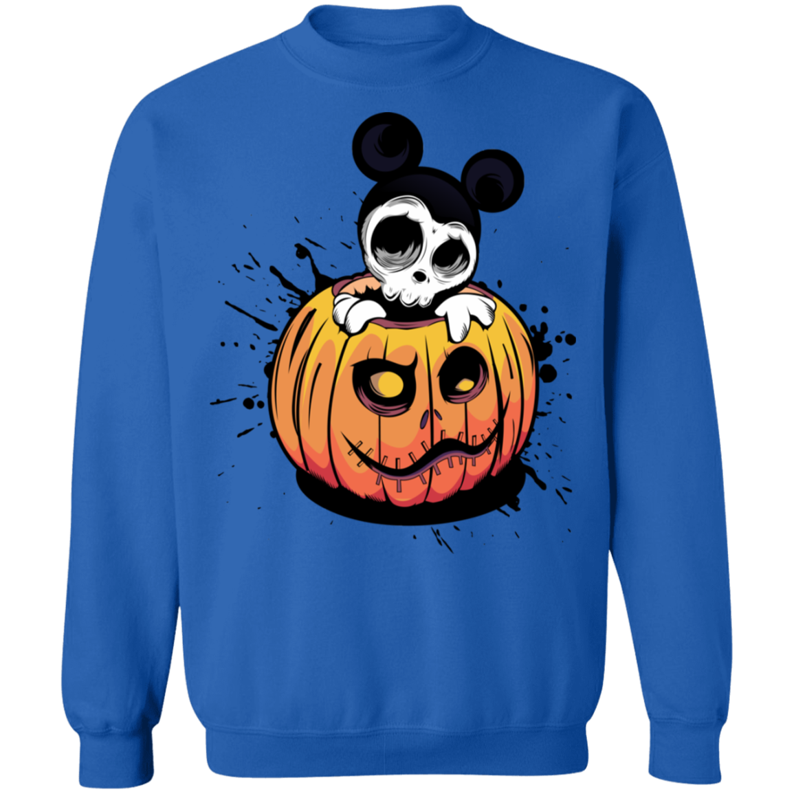 "HALLOWEEN MICKEY" Crewneck Pullover Sweatshirt  8 oz.