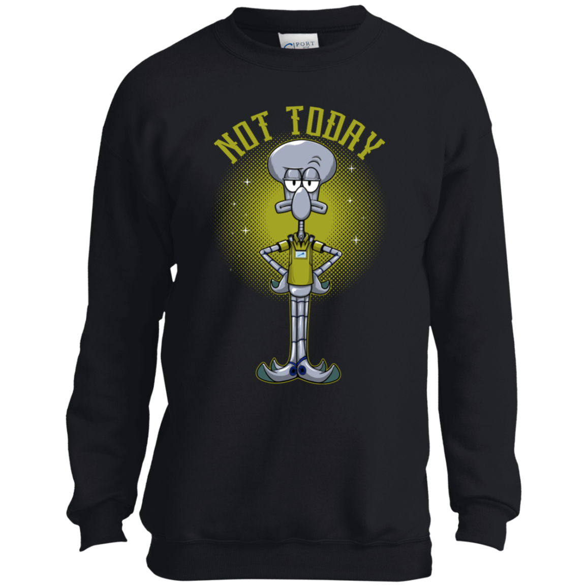 "SQUIDWARD" Youth Crewneck Sweatshirt