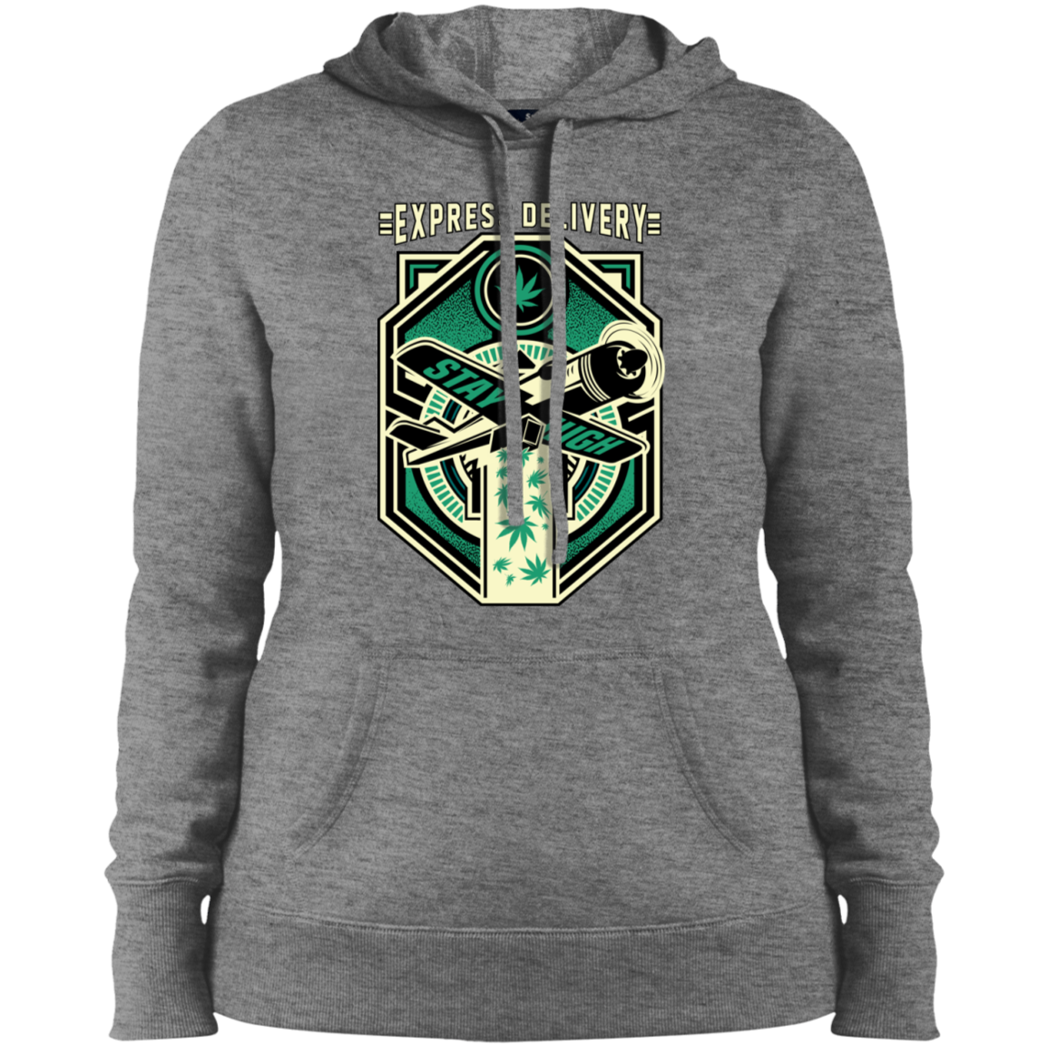 "EXPRESS DELIVERY" Ladies' Pullover Hooded Sweatshirt