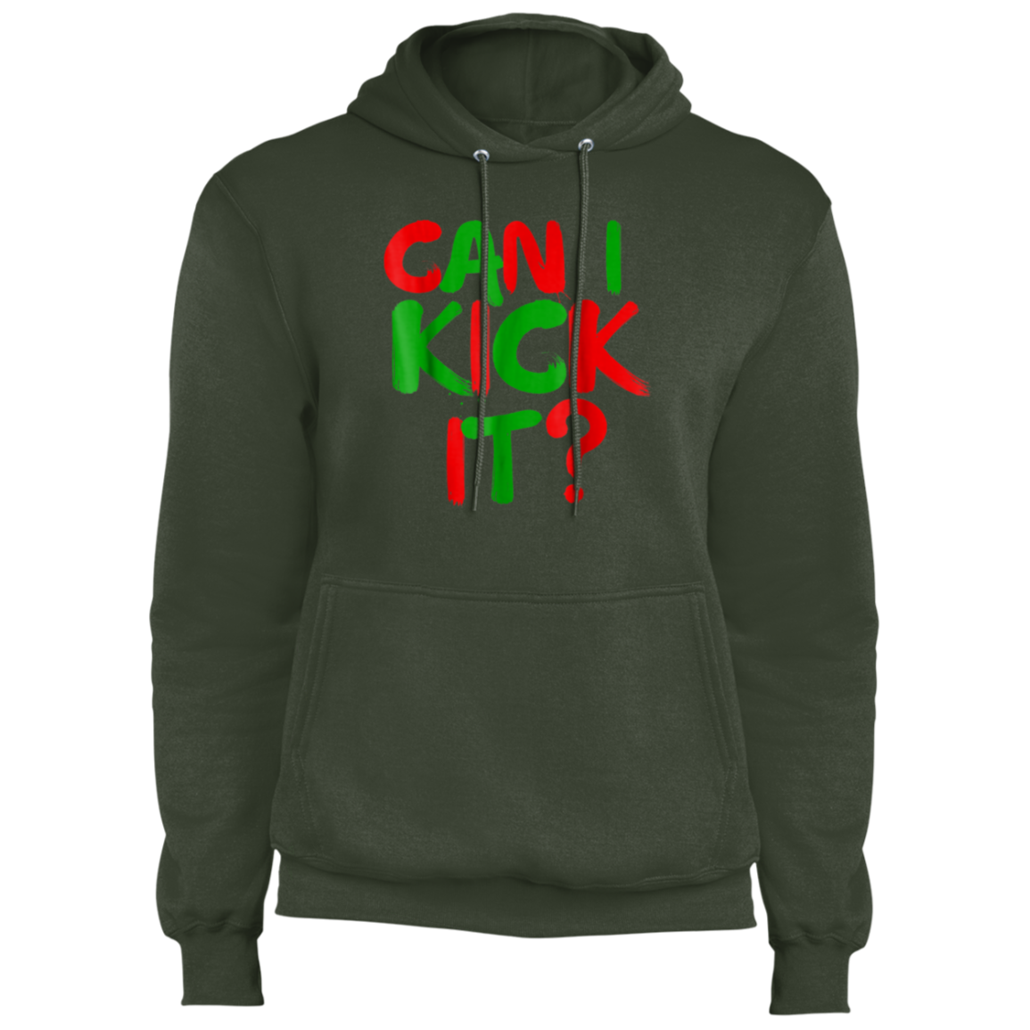 "CAN I KICK IT" Core Fleece Pullover Hoodie