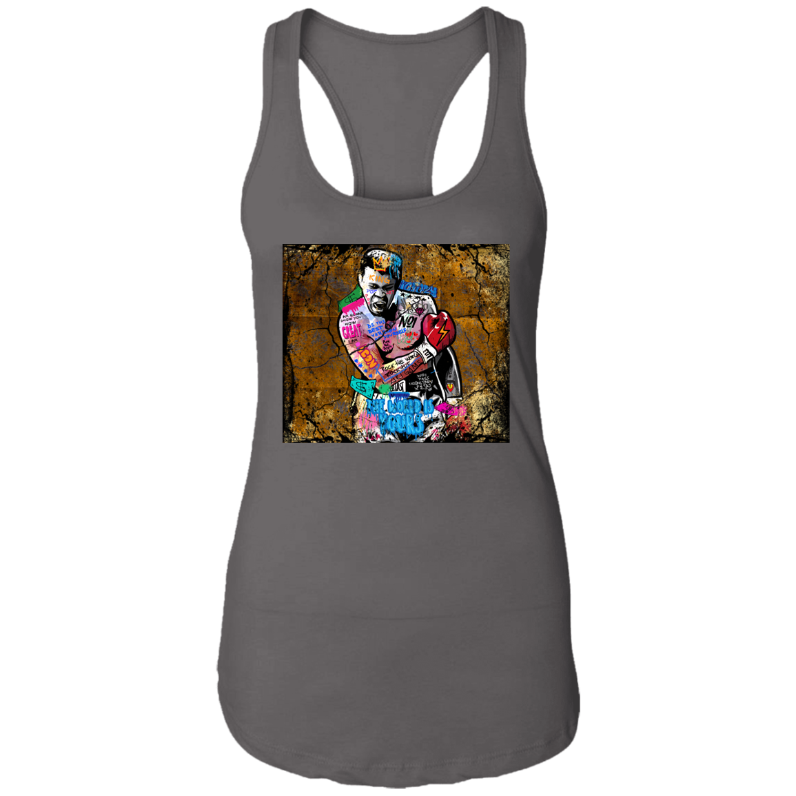 "THE GREATEST" Ladies Ideal Racerback Tank