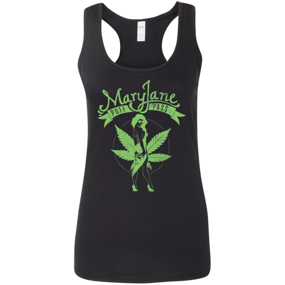 "MARY JANE" Ladies' Softstyle Racerback Tank