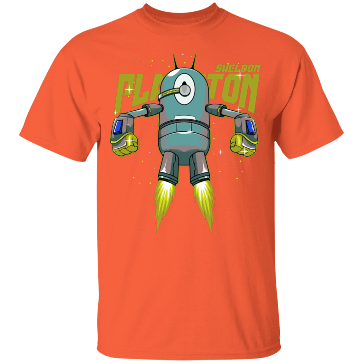 "PLANKTON" Youth 5.3 oz 100% Cotton T-Shirt