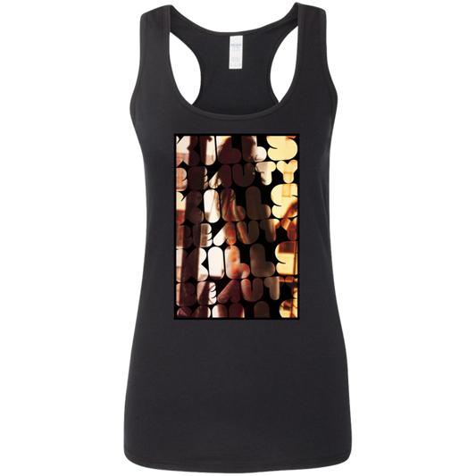 "BEAUTY KILLS" Ladies' Softstyle Racerback Tank