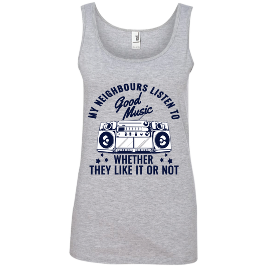 "THEY LIKE IT OR NOT" Ladies' 100% Ringspun Cotton Tank Top