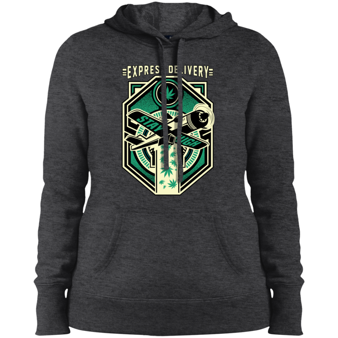 "EXPRESS DELIVERY" Ladies' Pullover Hooded Sweatshirt