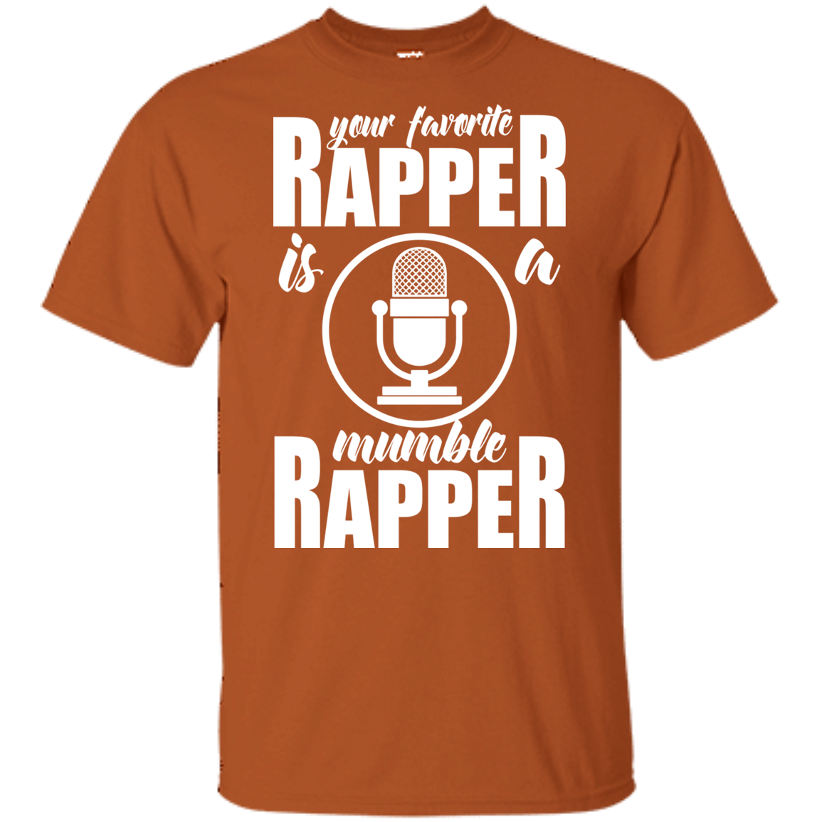 "YOUR FAVORITE RAPPER" Youth Ultra Cotton T-Shirt in white print