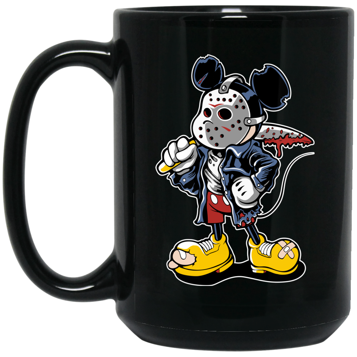 "MANIAC MICKEY" 15 oz. Black Mug