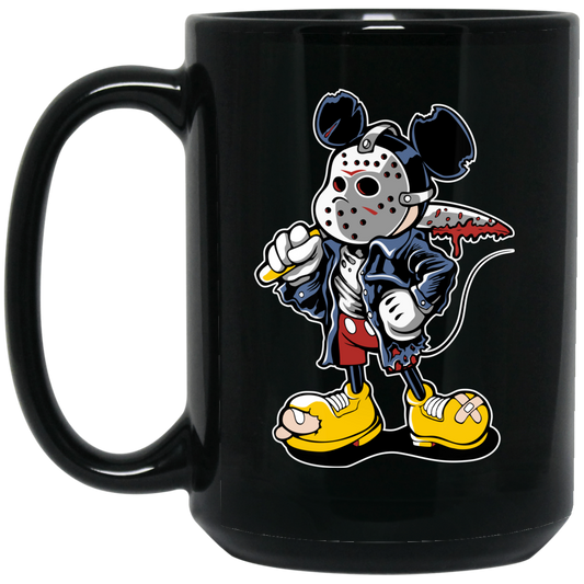 "MANIAC MICKEY" 15 oz. Black Mug