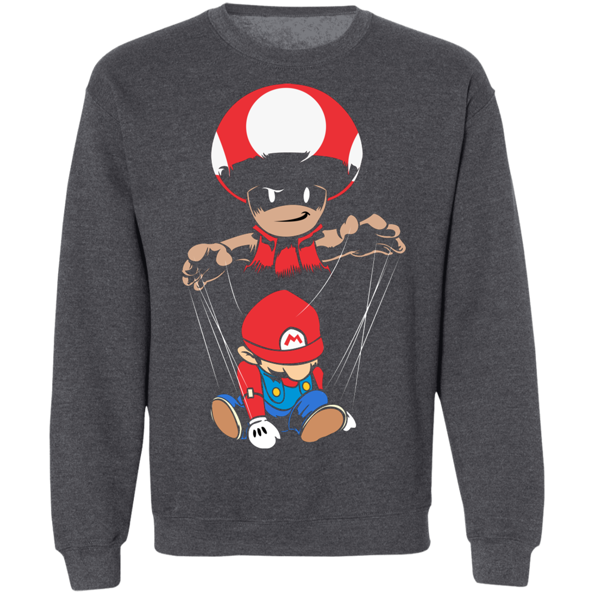 "MARIO DOLL" Crewneck Pullover Sweatshirt  8 oz.