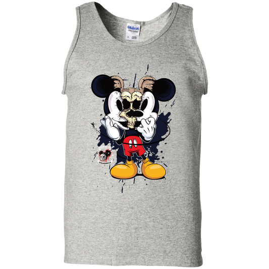 "SKULL MICKEY" 100% Cotton Tank Top