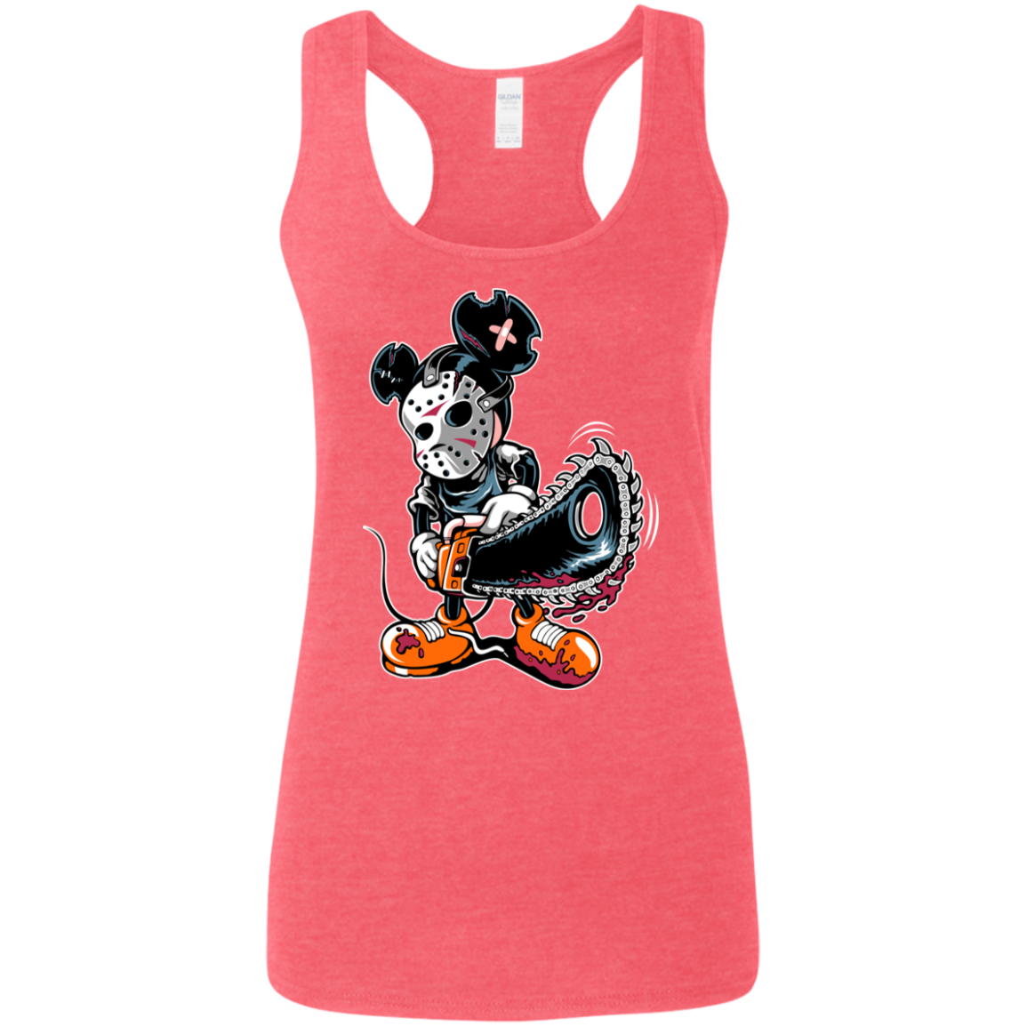 "MICKY PSYCHO" Ladies' Softstyle Racerback Tank