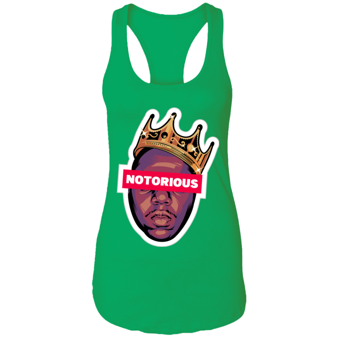 "NOTORIOUS" Ladies Ideal Racerback Tank