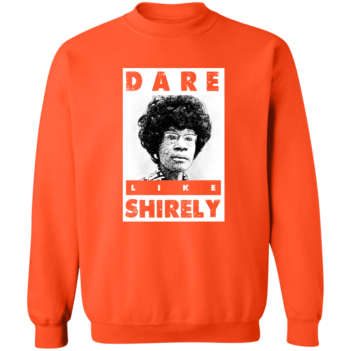 "LIKE SHIRELY" Crewneck Pullover Sweatshirt