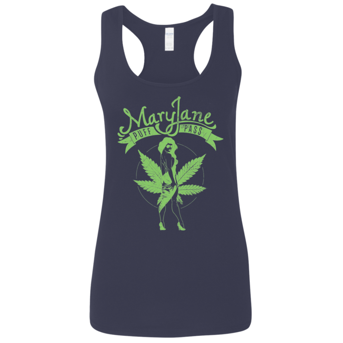 "MARY JANE" Ladies' Softstyle Racerback Tank