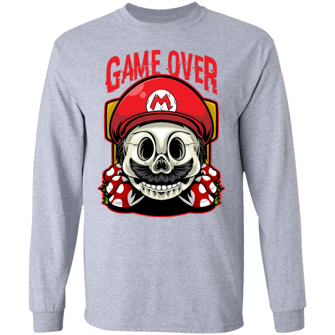 "GAME OVER" LS Ultra Cotton T-Shirt