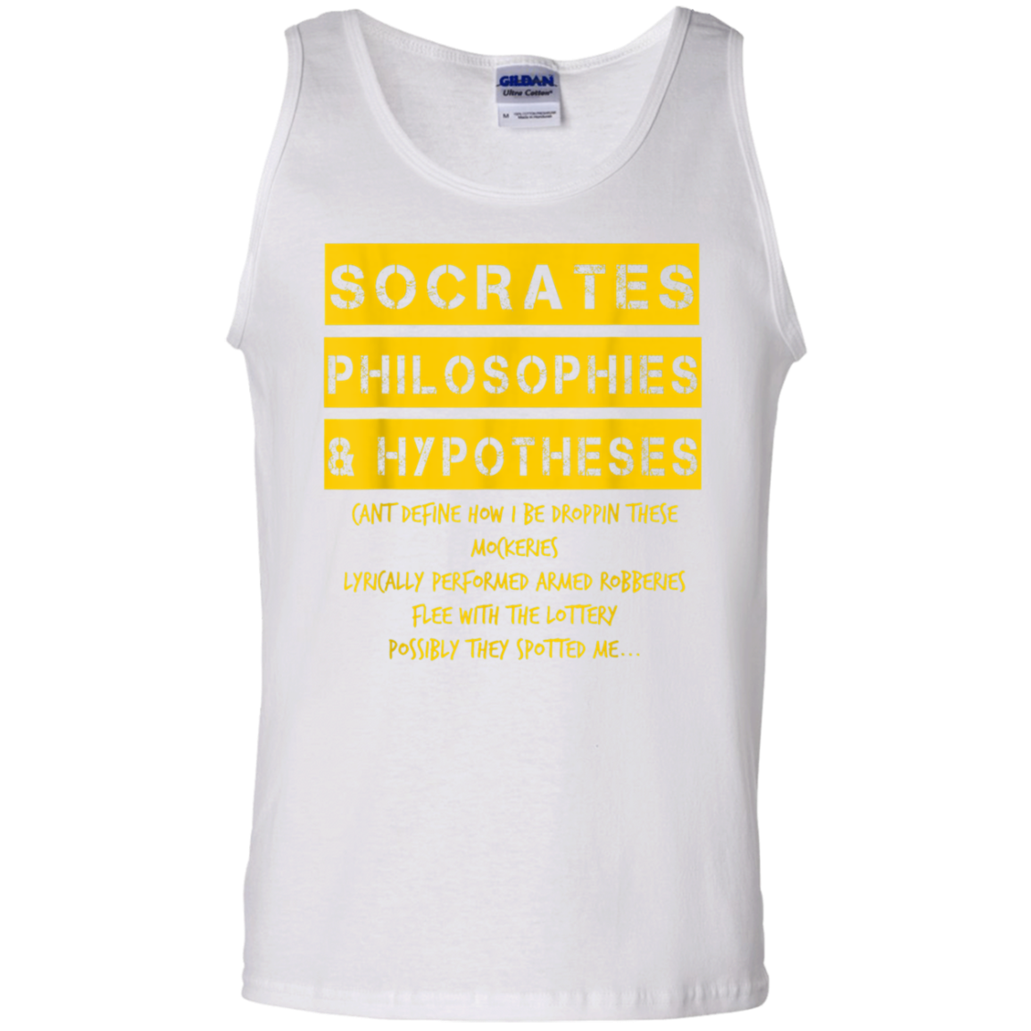 "SOCRATES" 100% Cotton Tank Top