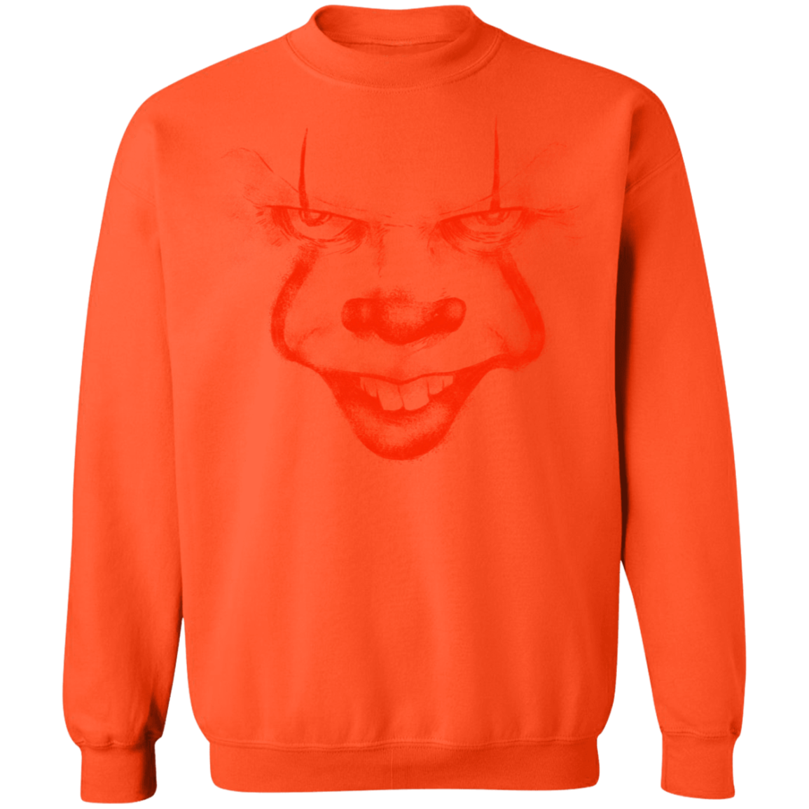 "CLOWN SAYS HELLO" Crewneck Pullover Sweatshirt  8 oz.