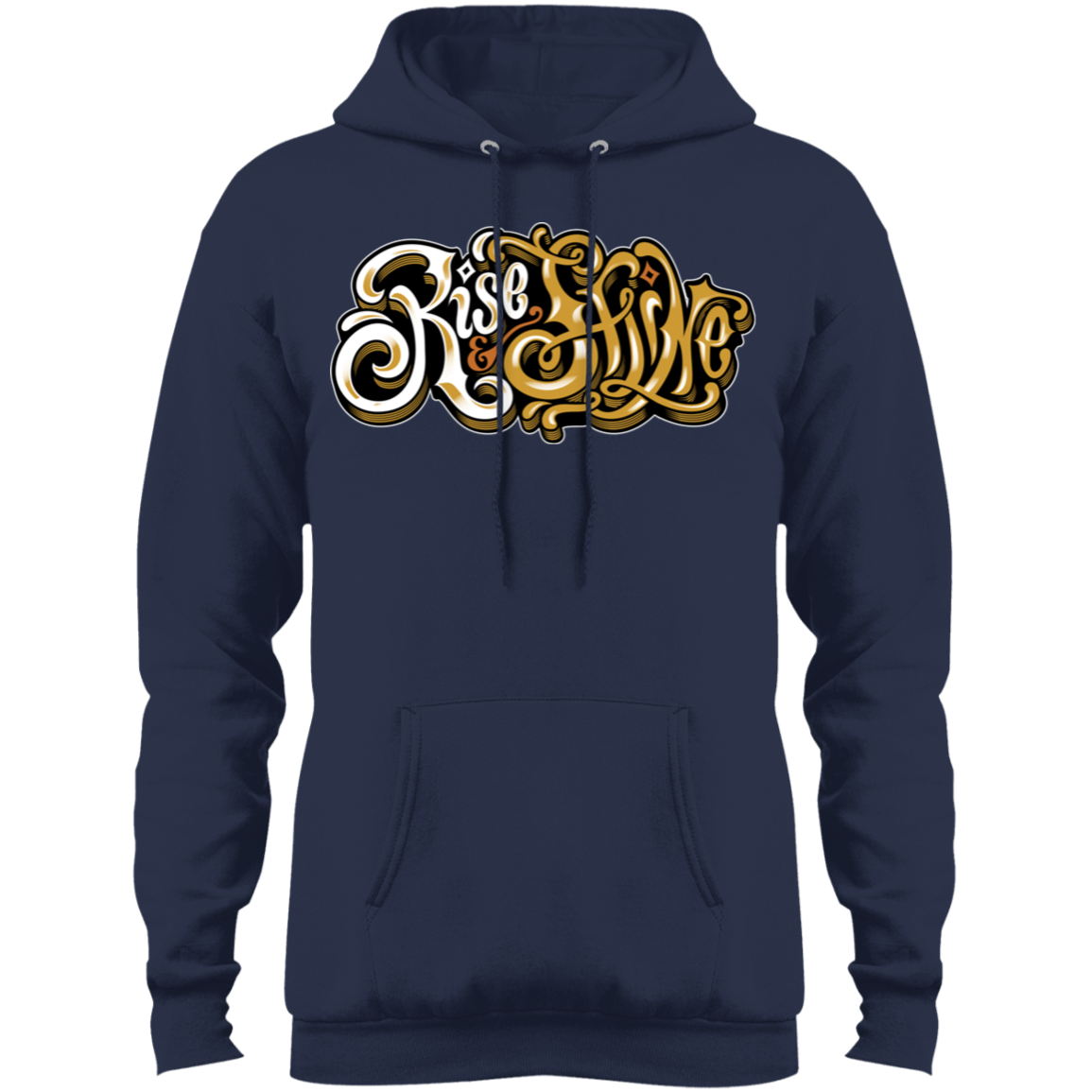 "RISE AND SHINE" Core Fleece Pullover Hoodie