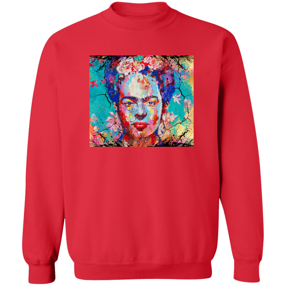 "FRIDA"  Crewneck Pullover Sweatshirt