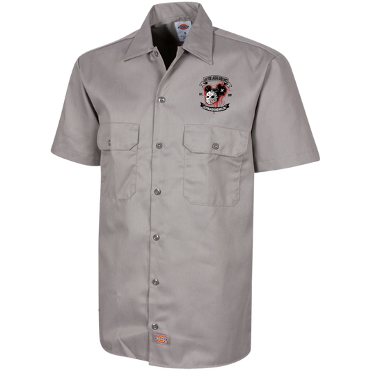"MICKY MASK" Men's Short Sleeve Workshirt