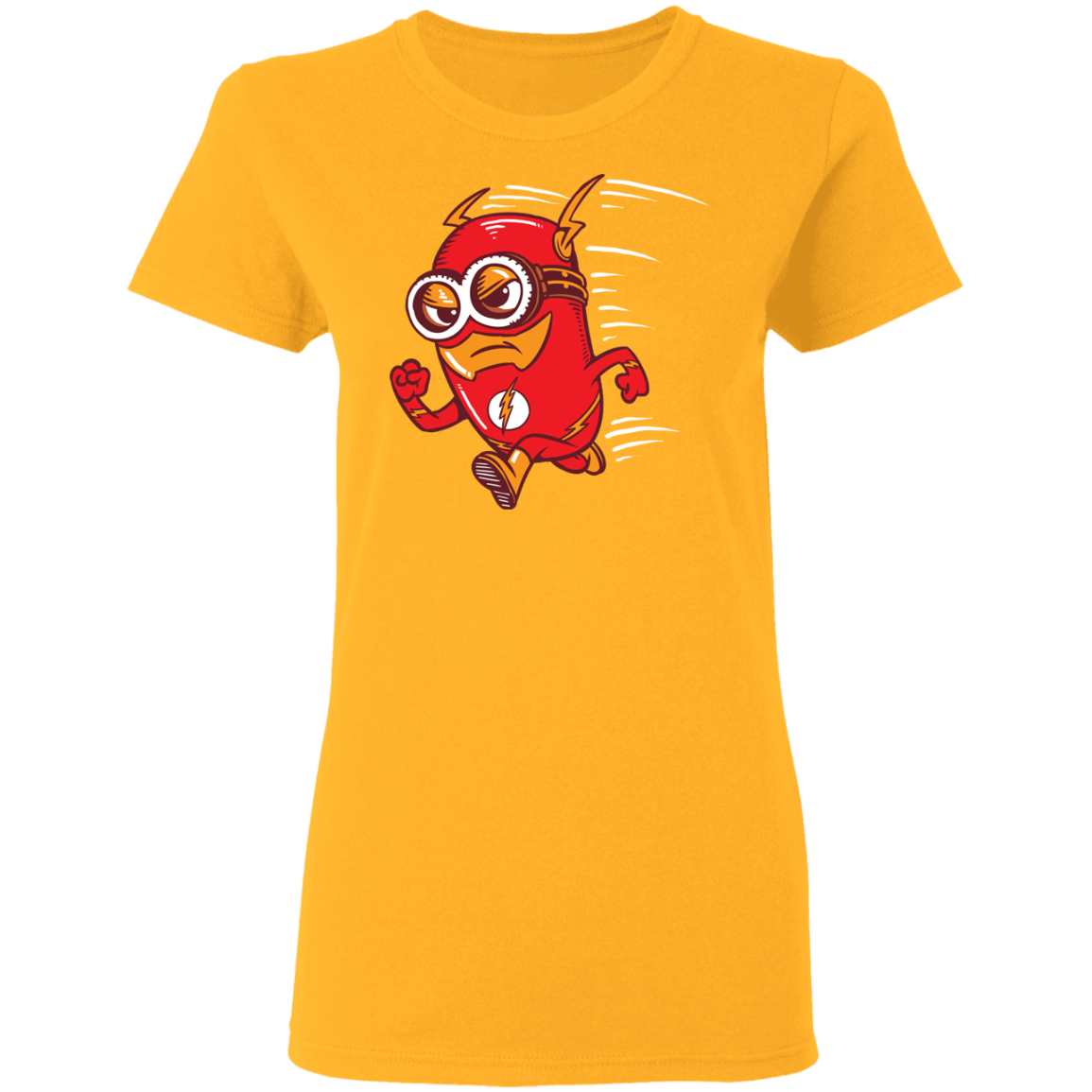 "FLASH MINION" Ladies' 5.3 oz. T-Shirt