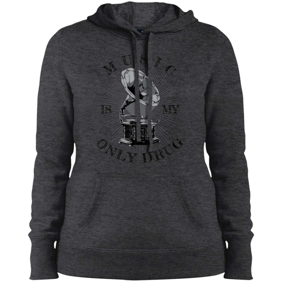 "MUSIC" Ladies' Pullover Hooded Sweatshirt