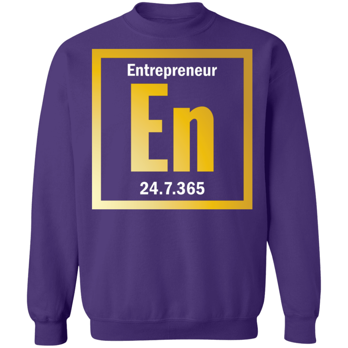 "En" Crewneck Pullover Sweatshirt  8 oz.