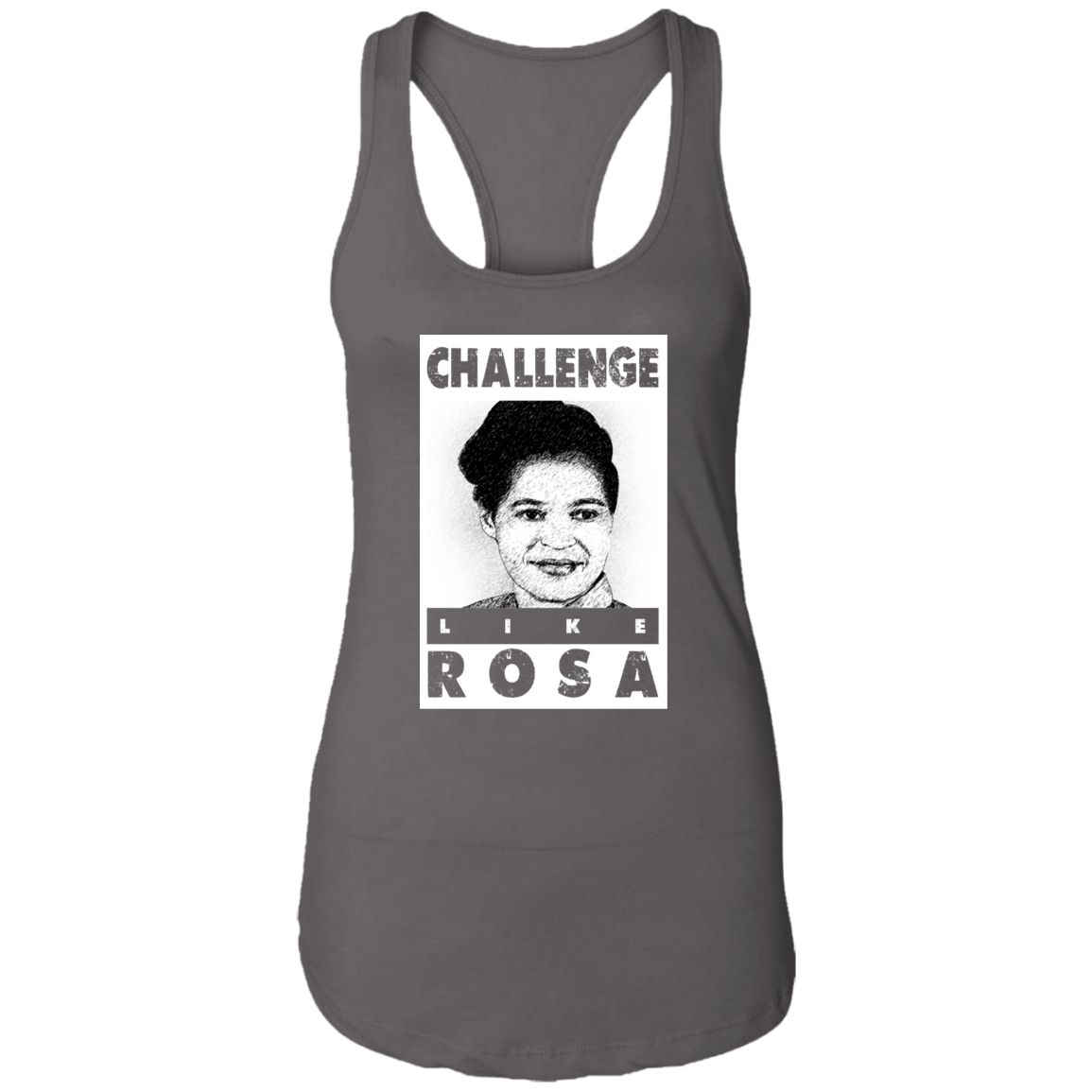 "LIKE ROSA" Ladies Ideal Racerback Tank