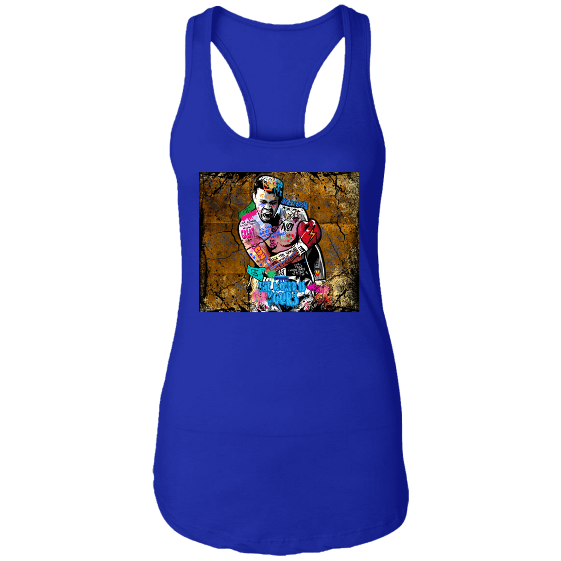 "THE GREATEST" Ladies Ideal Racerback Tank