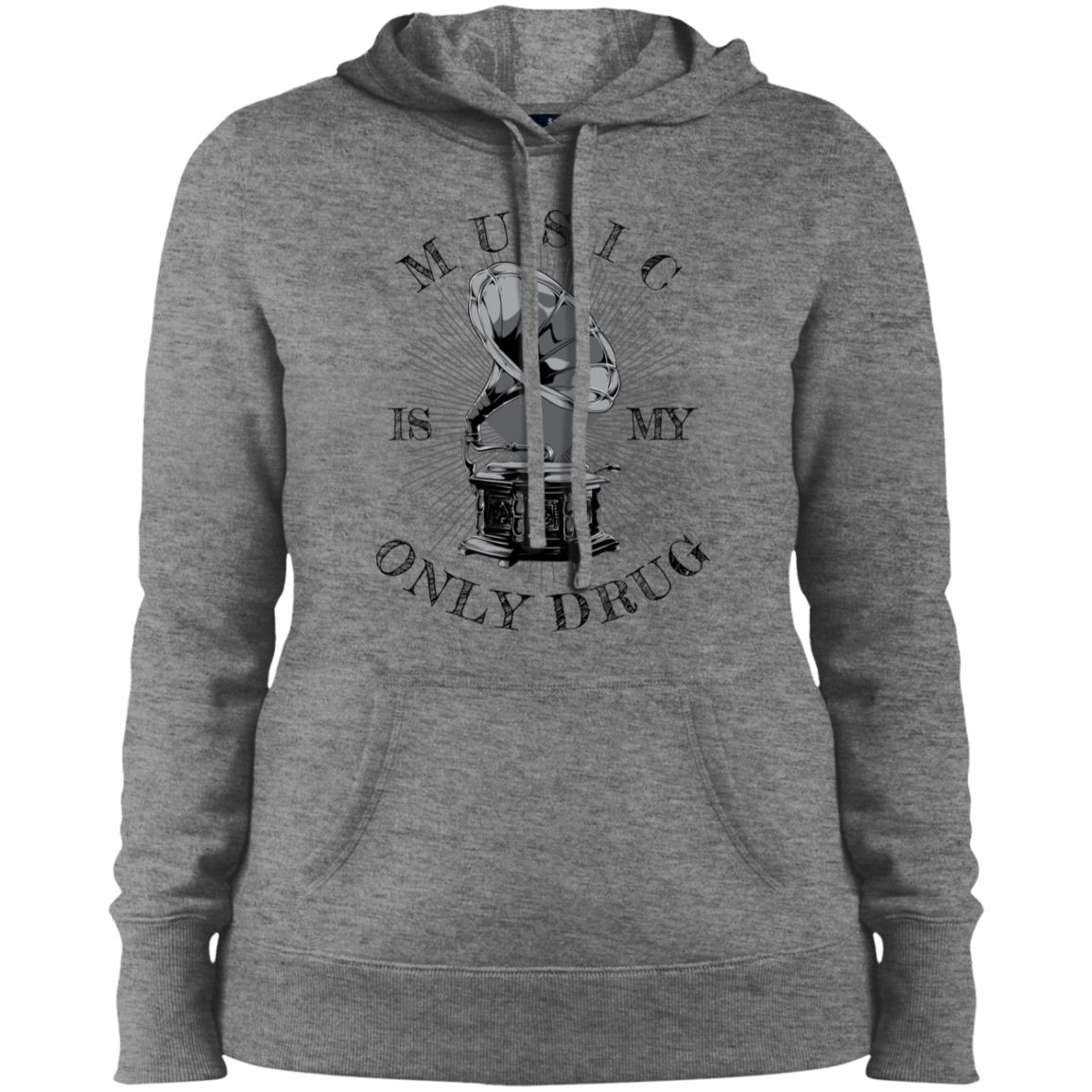 "MUSIC" Ladies' Pullover Hooded Sweatshirt