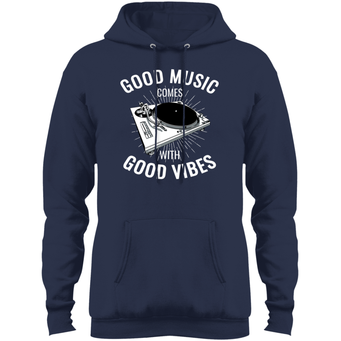 "GOOD VIBES" Core Fleece Pullover Hoodie