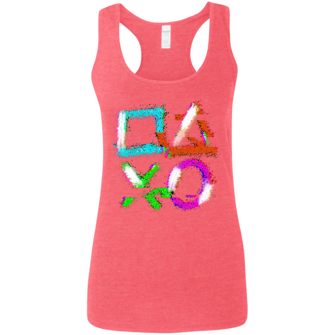 "GAMING LOUNGE" Ladies' Softstyle Racerback Tank