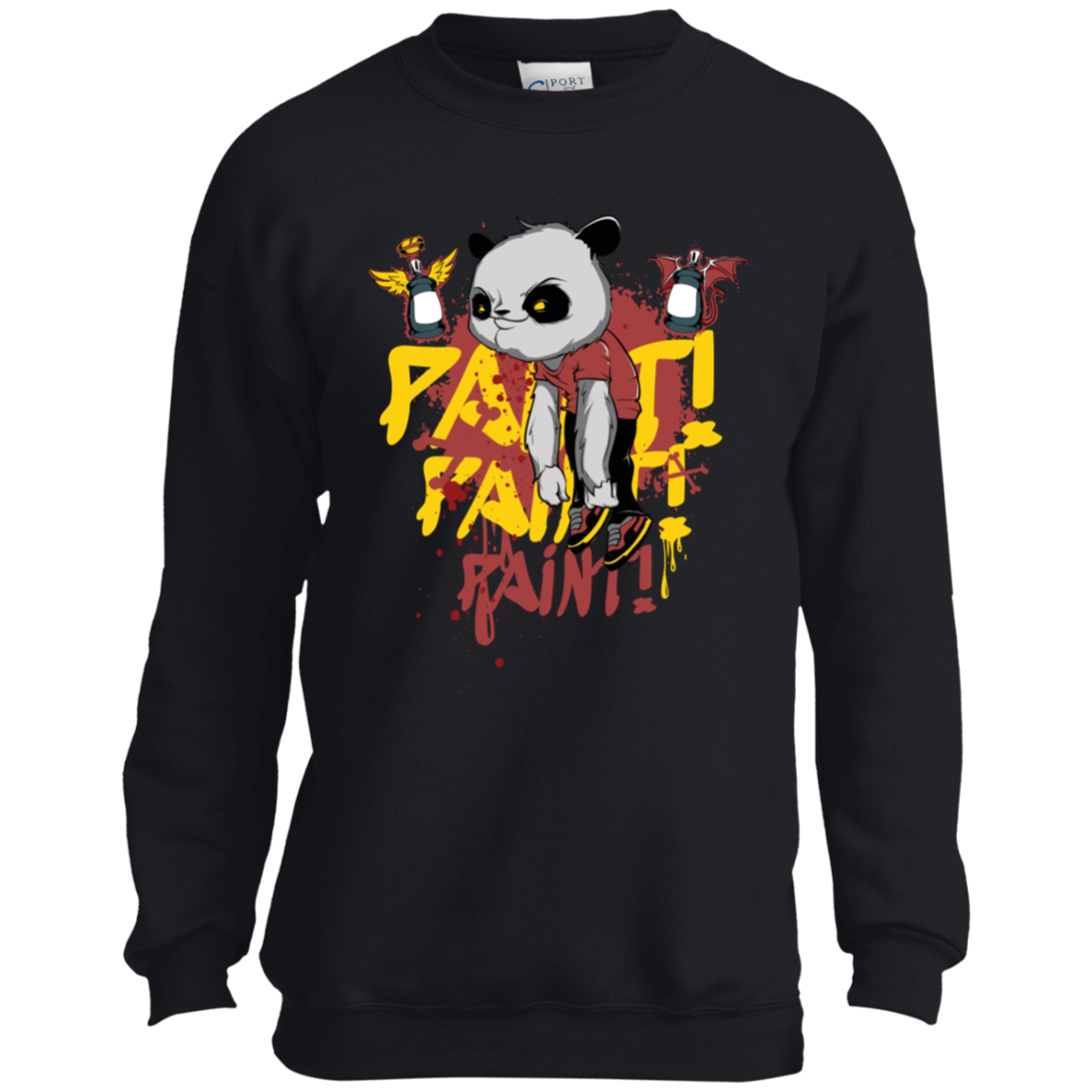 "PAINT PAINT PAINT" Youth Crewneck Sweatshirt