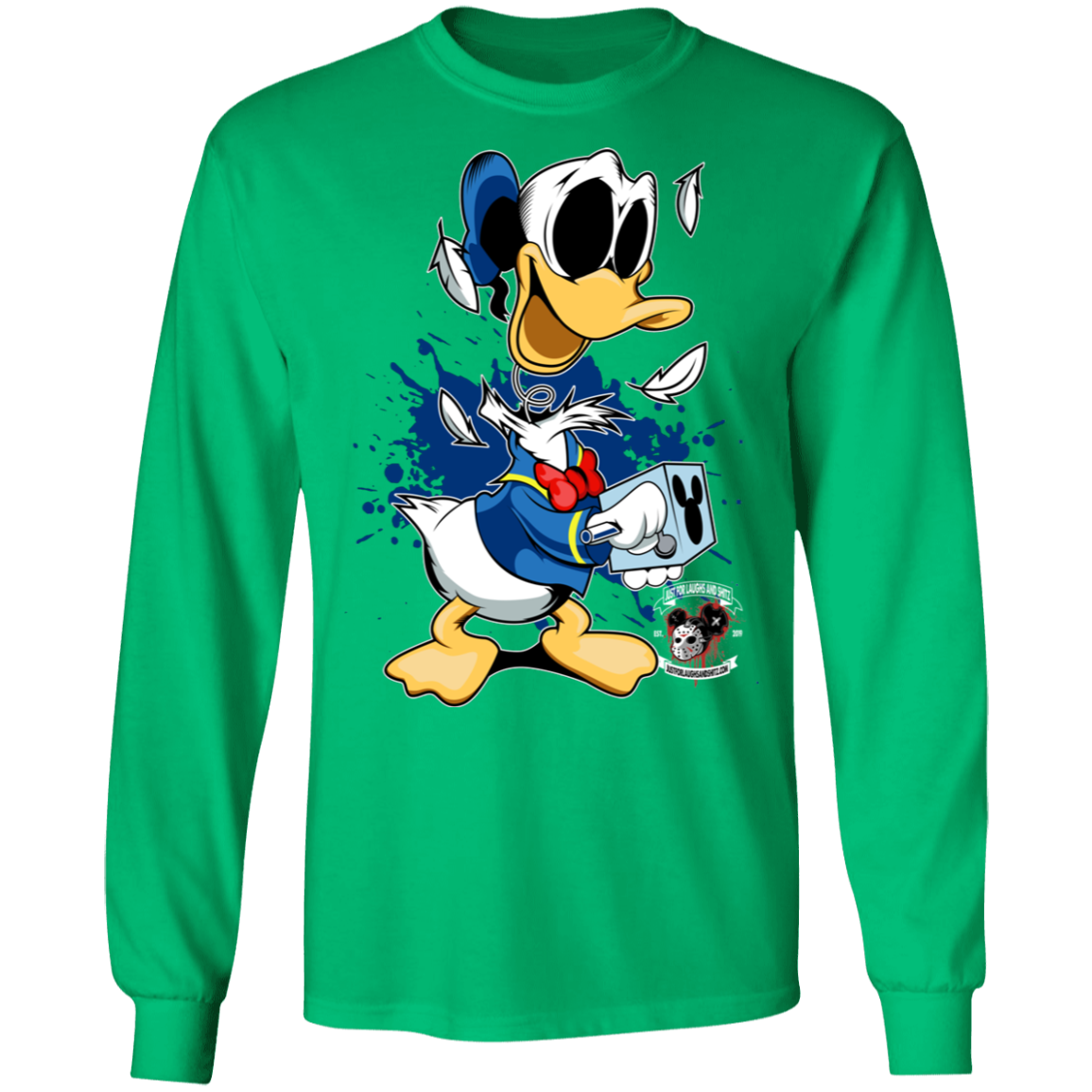 "DONALD IN A BOX" LS Ultra Cotton T-Shirt