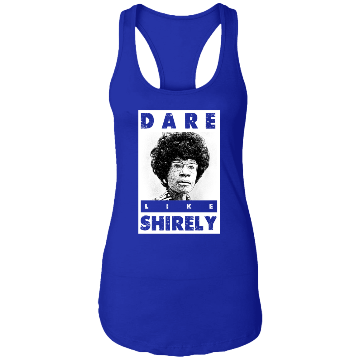 "LIKE SHIRELY" Ladies Ideal Racerback Tank