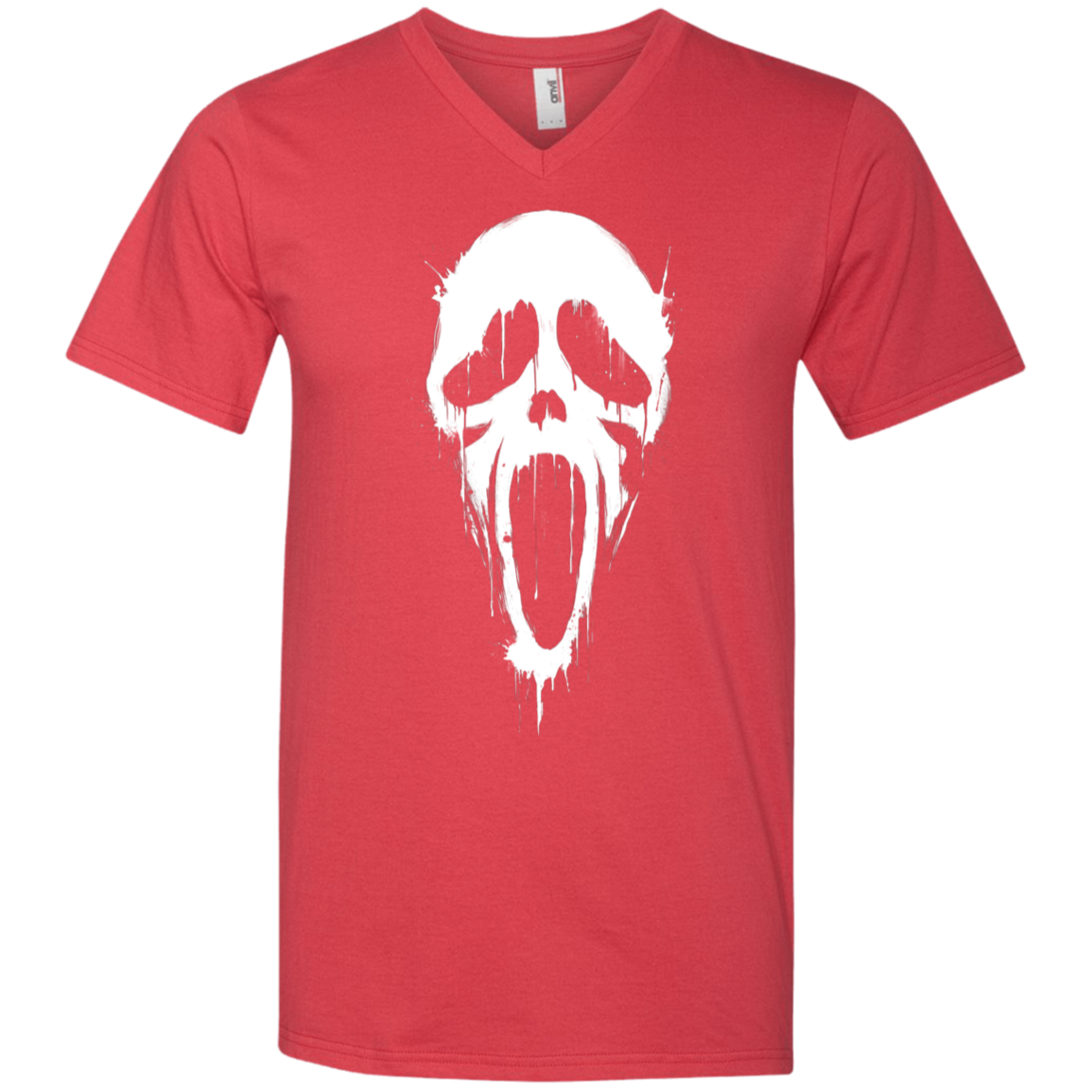 "SCREAM" Men's Printed V-Neck T-Shirt