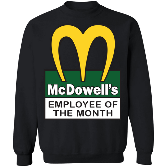 "EMPLOYEE OF THE MONTH" Crewneck Pullover Sweatshirt  8 oz.