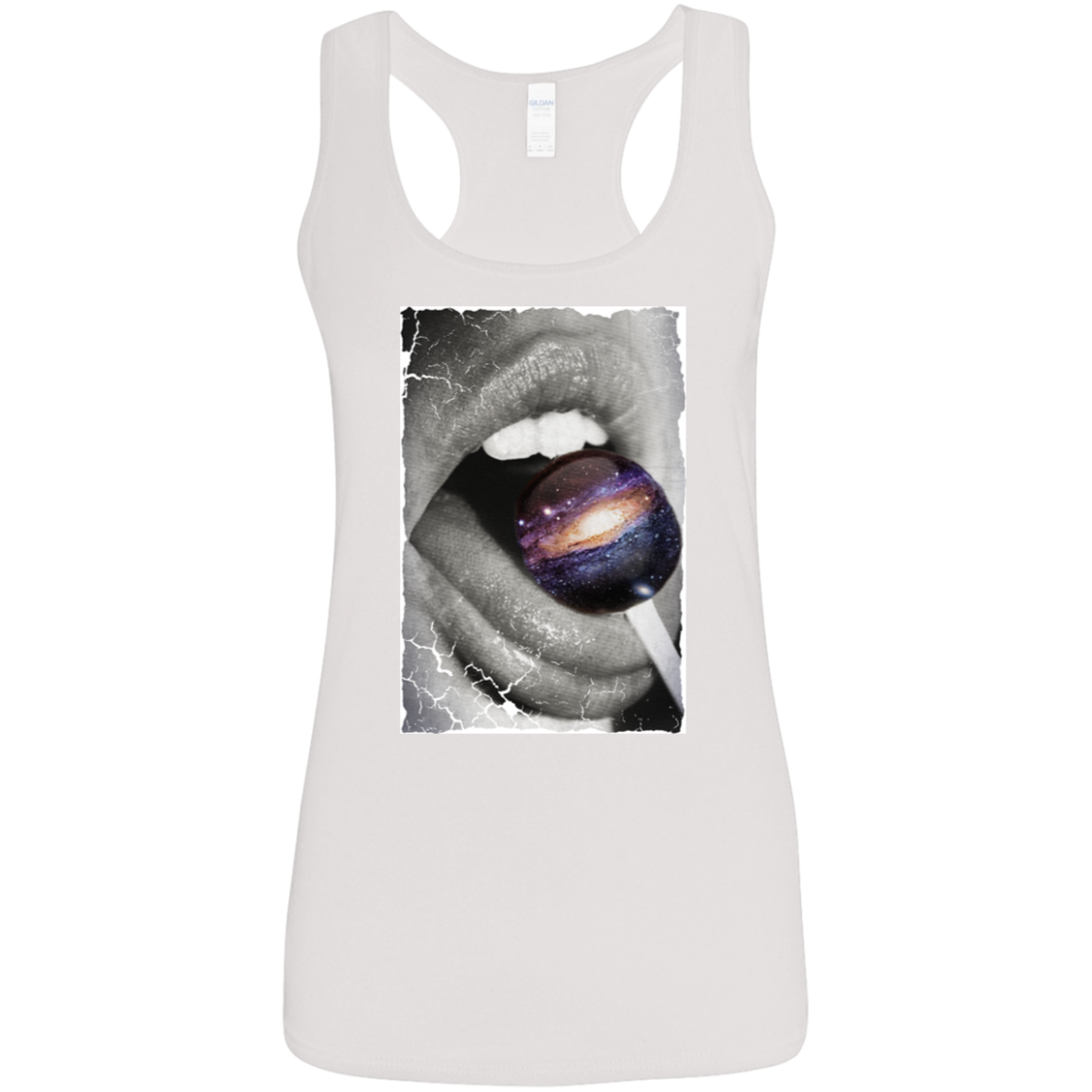 "GALACTIC TASTE" Ladies' Softstyle Racerback Tank