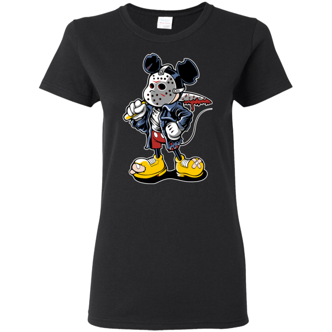 "MANIAC MICKEY" Ladies' 5.3 oz. T-Shirt