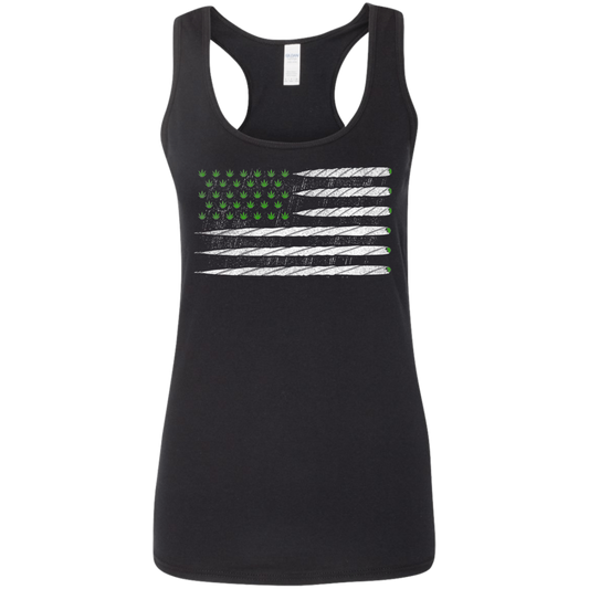 "JOINT FLAG" Ladies' Softstyle Racerback Tank