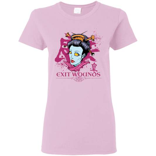 "EXIT WOUNDS" Ladies' 5.3 oz. T-Shirt