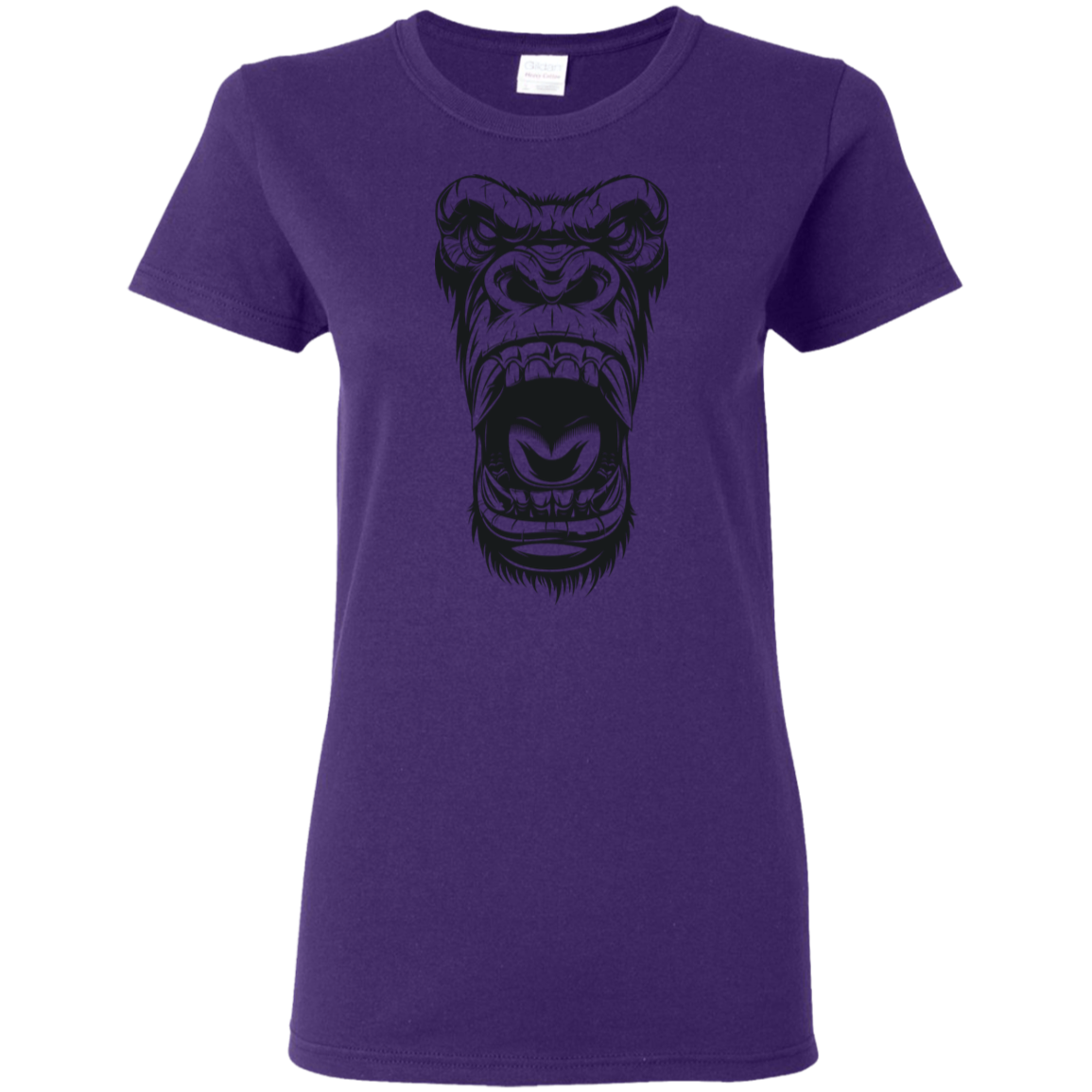 "GORILLA FACE" Ladies' 5.3 oz. T-Shirt